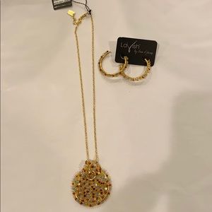 NWT Lavish Necklace and Earrings